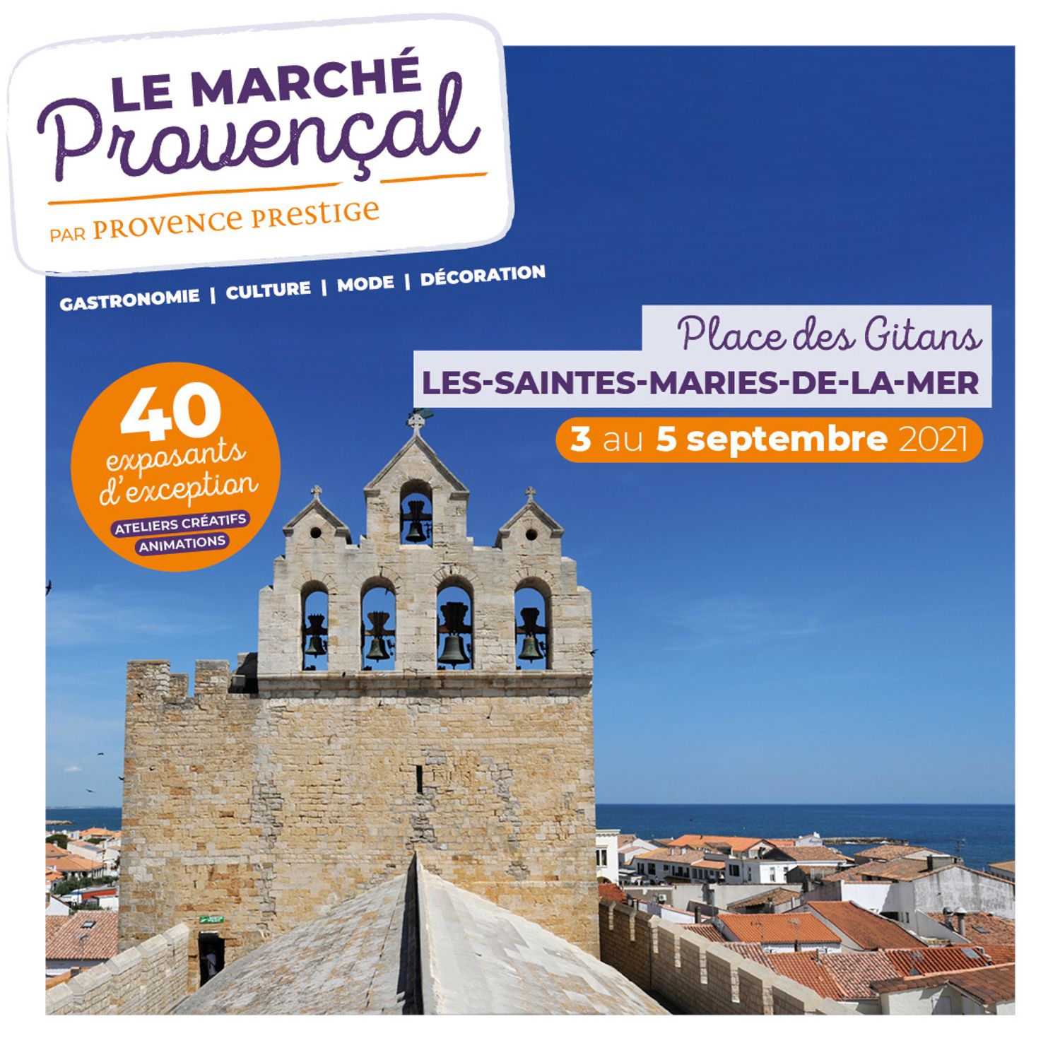 [ CULTURE/LOISIR ] Saintes-Maries de la Mer: Le Marché Provençal s'installe sur la Place des Gitans